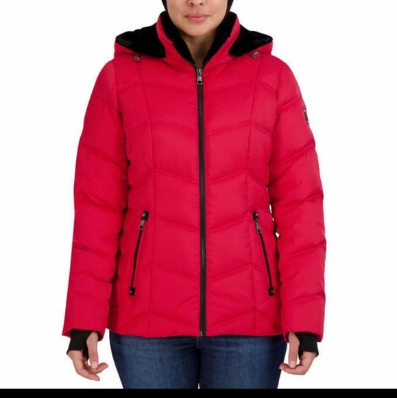Nautica Jackets & Blazers - Nautica Women’s Puffer Jacket w Detachable Hood Water Resistant   proof …